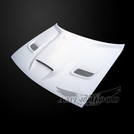 Amerihood Fiberglass Hellcat Style Hood 08-up Dodge Challenger